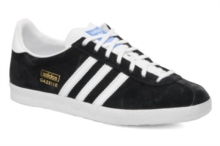 Adidas Originals Gazelle Og Black White Metallic Gold Mens Trainers 872-52218